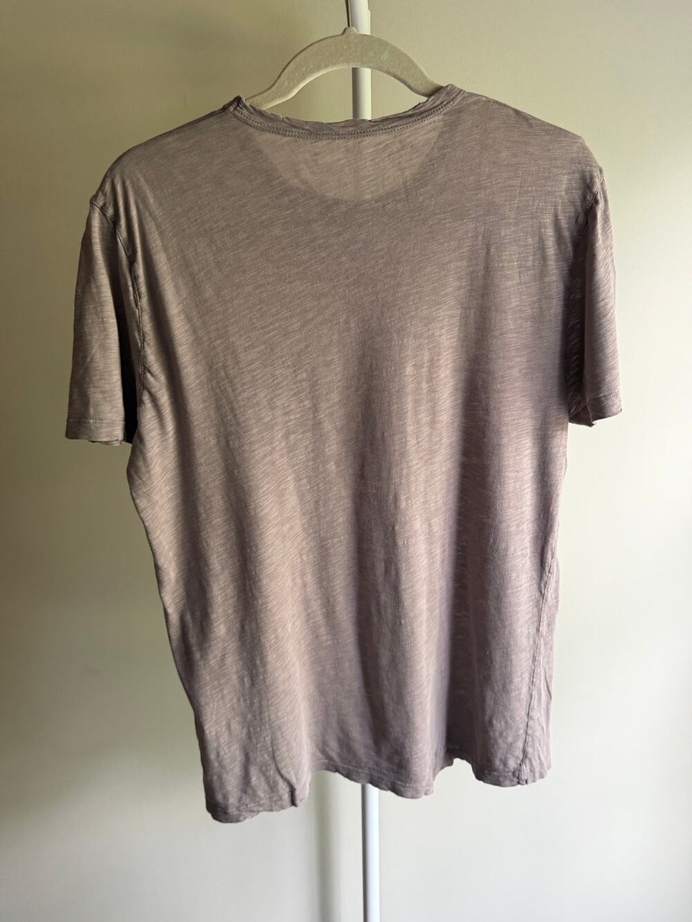 Zadig & Voltaire Stockholm Mauve Cotton Pocket T-Shirt Men's S
